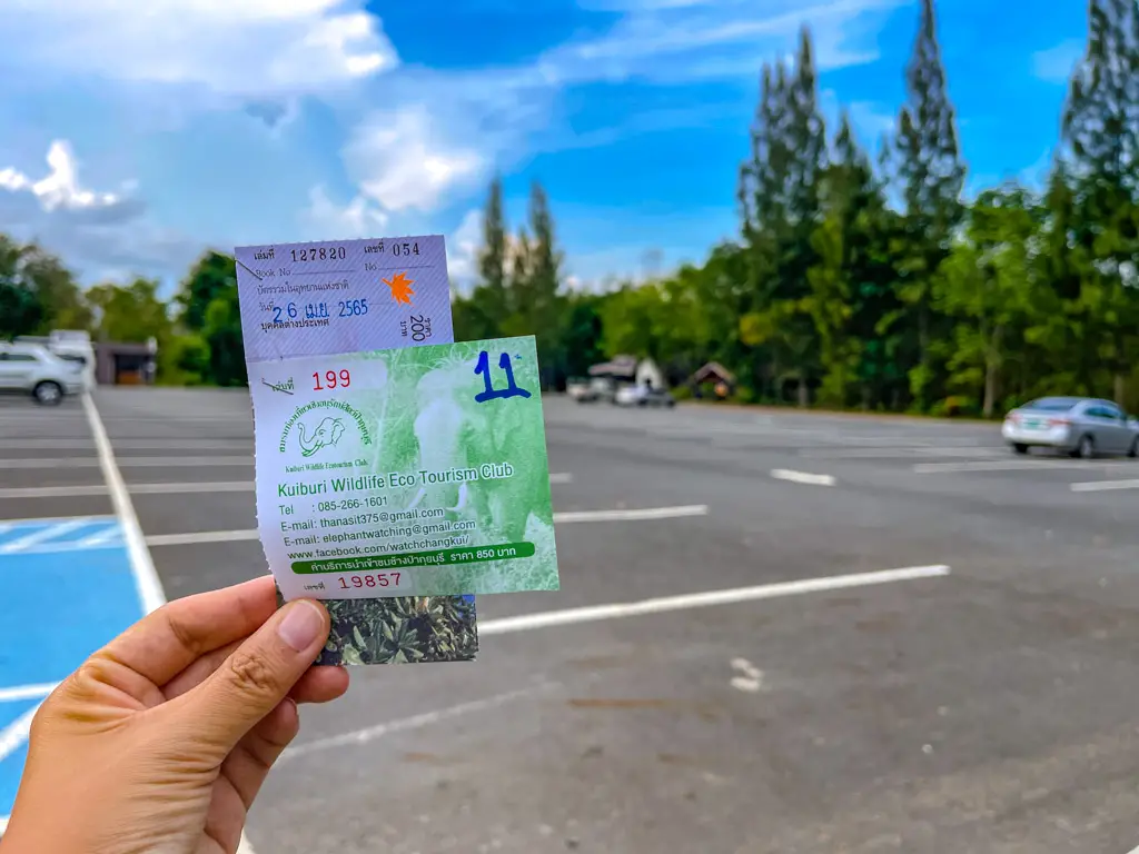 tickets for Kui Buri national park hua hin thailand - laugh travel eat
