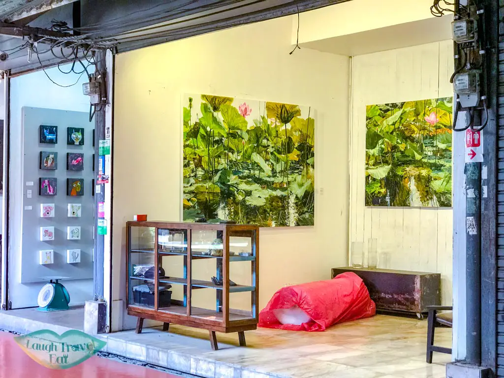 art section chatuchak market bangkok thailand - laugh travel eat