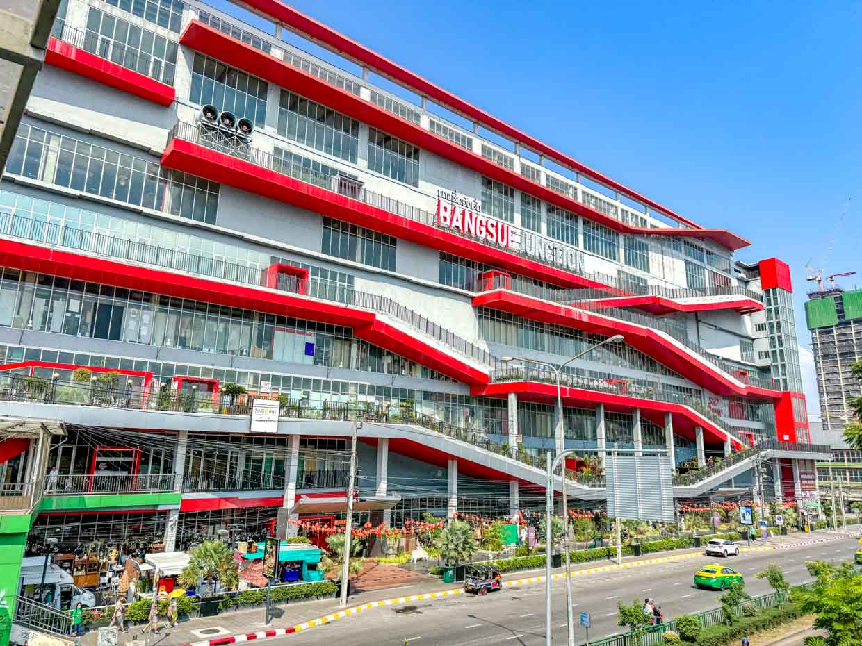 bangsue junction across from chatuchak market bangkok thailand - laugh travel eat