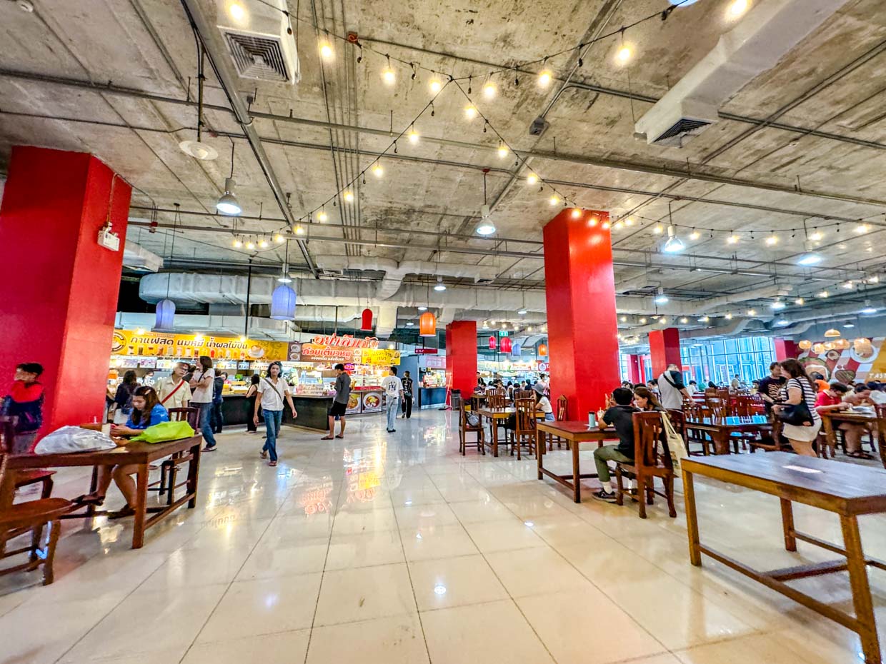 bangsue junction food court chatuchak market bangkok thailand - laugh travel eat