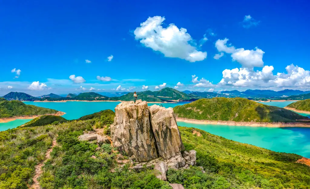 drone panorama kam kui shek teng trail sai kung hong kong - laugh travel eat