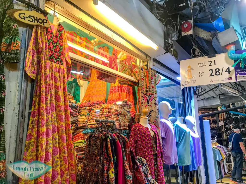 india style clothings chatuchak market bangkok thailand - laugh travel eat