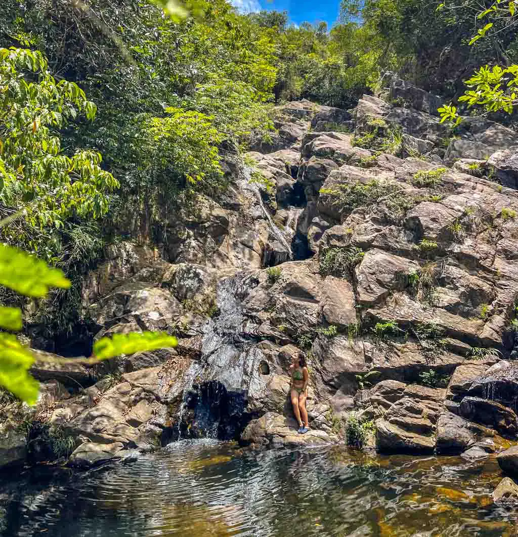 bigger waterfall ping nam stream trek fanling new territories hong kong - Laugh Travel Eat