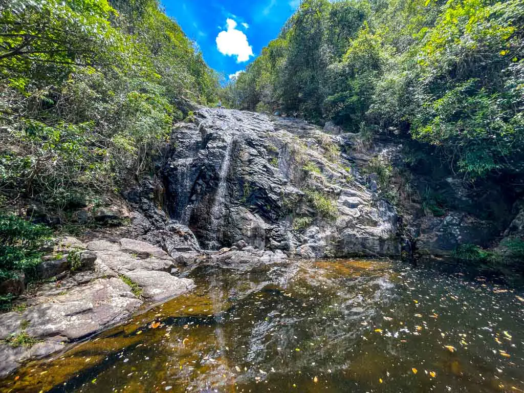hula skirt pools ping nam stream trek fanling new territories hong kong - Laugh Travel Eat