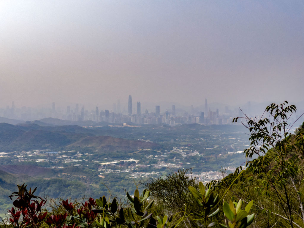mainland view pak sin leng country trail to dan chuk hang ping nam stream nam chung country trail fanling hong kong - laugh travel eat