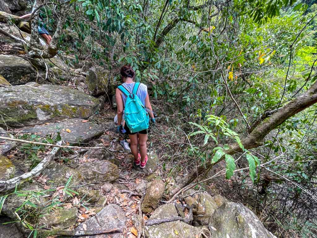 small waterfalls to small pools ping nam stream trek fanling new territories hong kong - Laugh Travel Eat-2