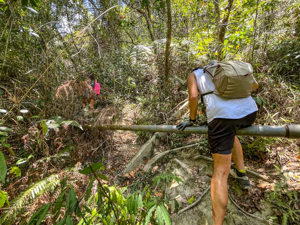 the water gate to square dams ping nam stream trek fanling new territories hong kong - Laugh Travel Eat