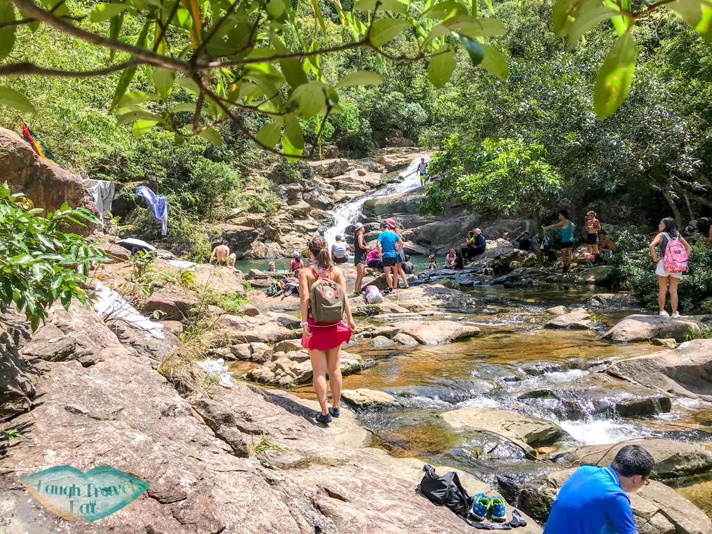 dam to swimming pool fall wang chung stream hong kong - laugh travel eat