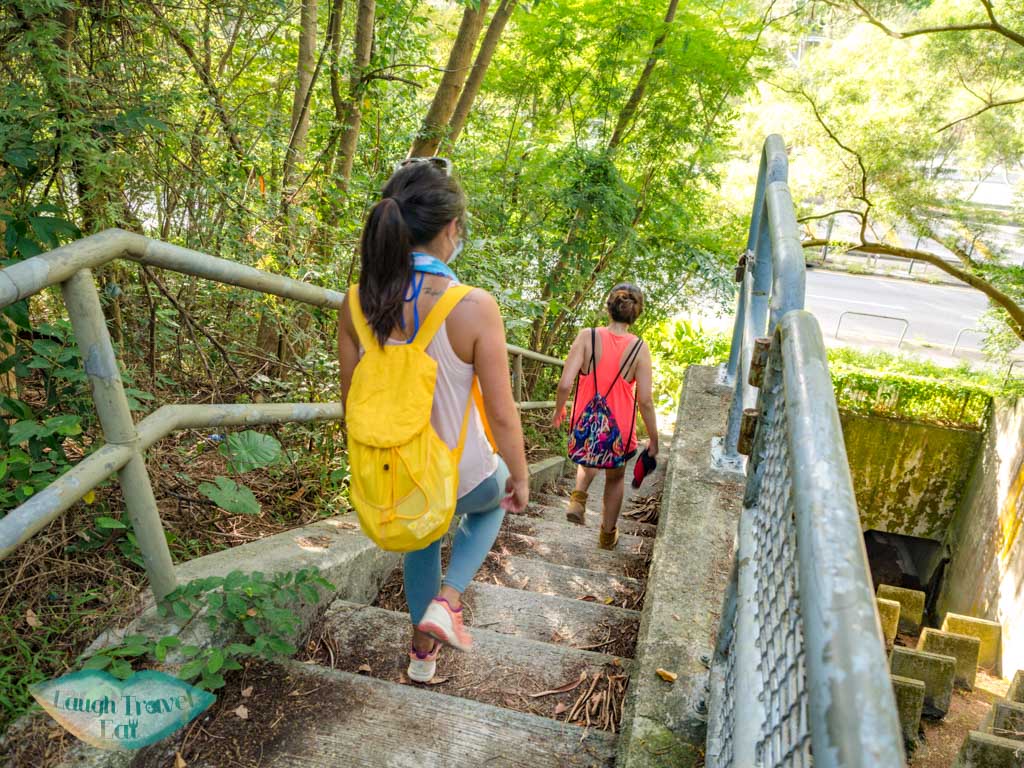 small trail down back tung chung pak lung stream lantau island hong kong - laugh travel eat-2