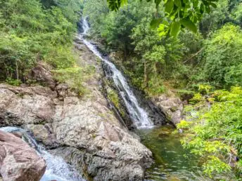 dragon waterfall stream tai shing stream hong kong - laugh travel eat