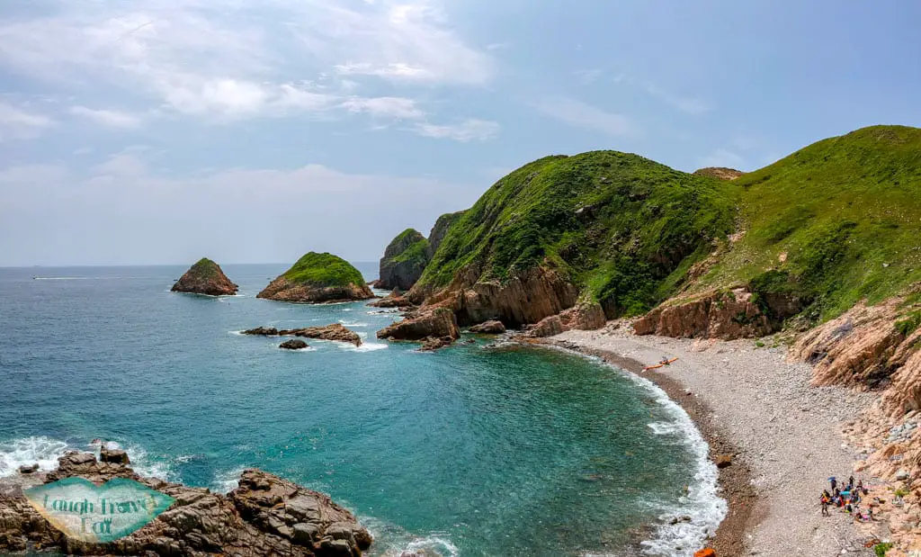 second pebble beach basalt island sai kung hong kong - laugh travel eat