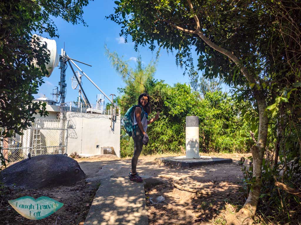 Che Pau Teng rhino rock trail start hong kong - laugh travel eat