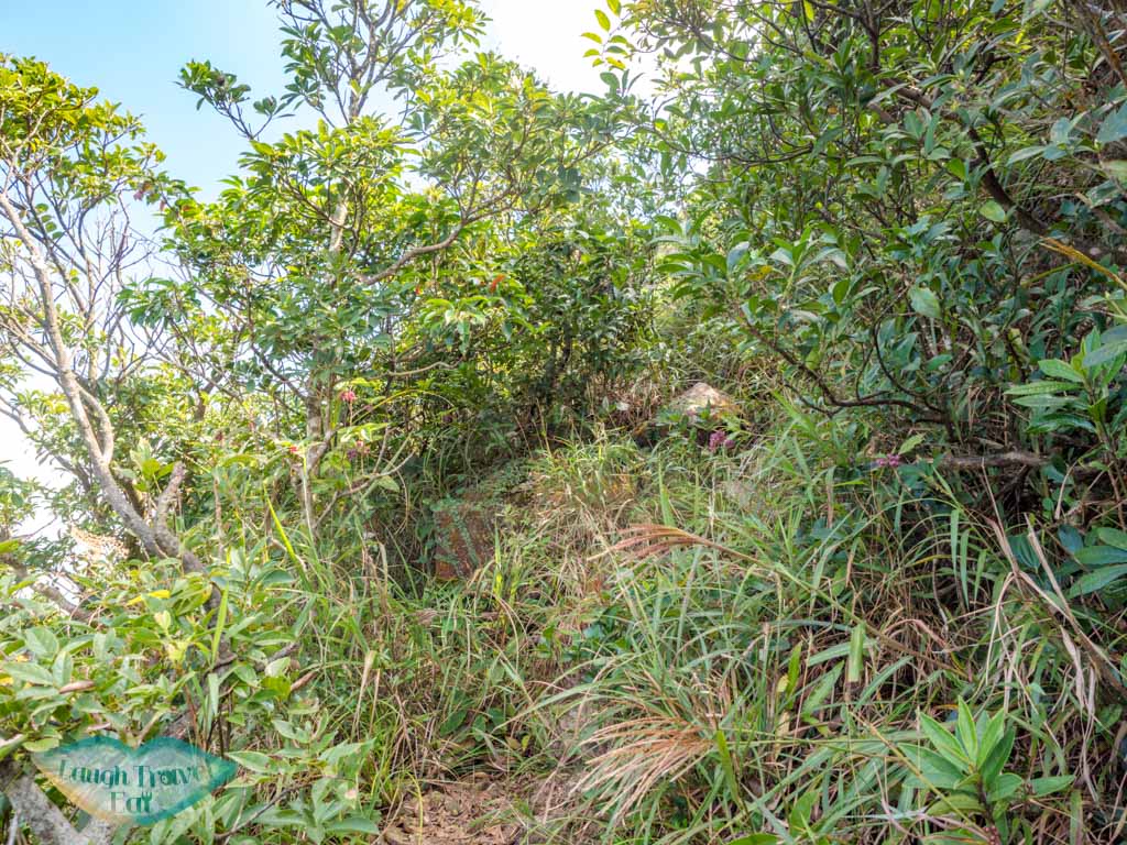 Overturn Bowl Cliff to gate rock lantau peak hong kong - laugh travel eat