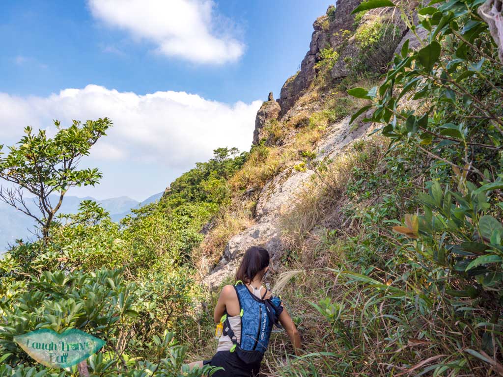 Overturn Bowl Cliff to gate rock lantau peak hong kong - laugh travel eat