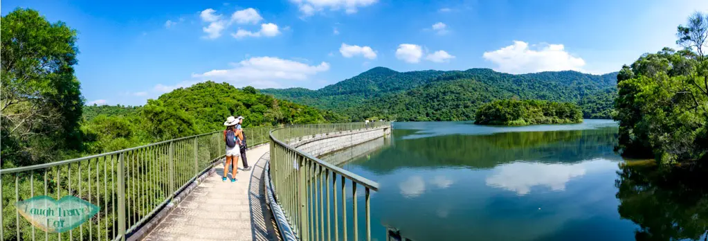 panorama of ho pui reservoir yuen long hong kong - laugh travel eat