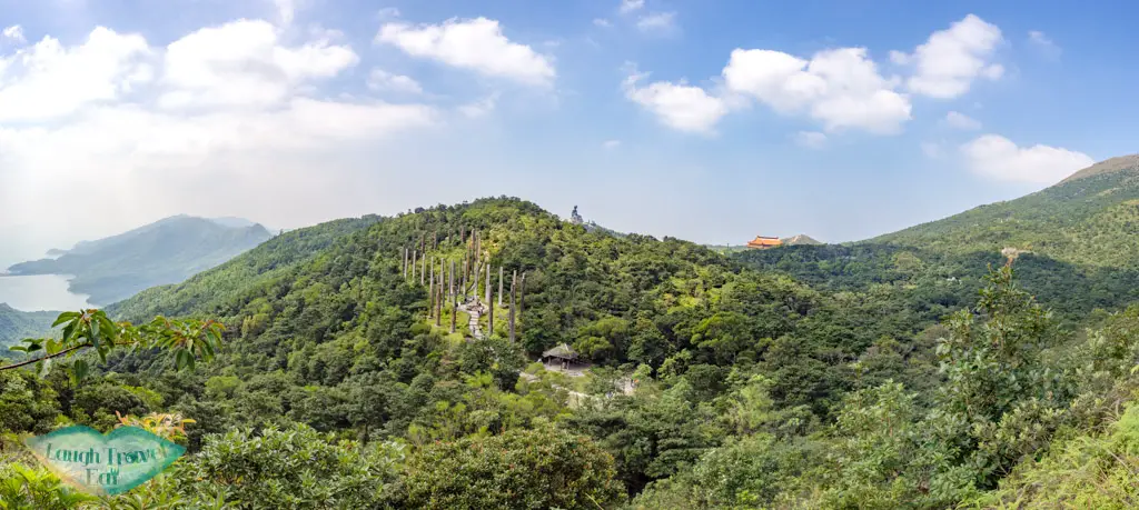 panorama of ngong ping Wisdom Path to Upturn Bowl Rock River (Upper) lantau peak hong kong - laugh travel eat