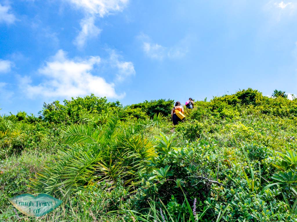 ung kong wan to clasping hand second stretch rock bluff island hong kong - laugh travel eat