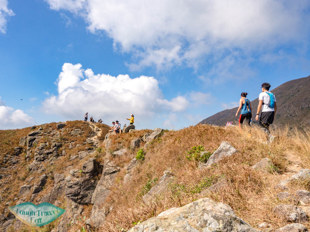 going up to one line of survivability kau nga range trail lantau island hong kong - laugh travel eat-5