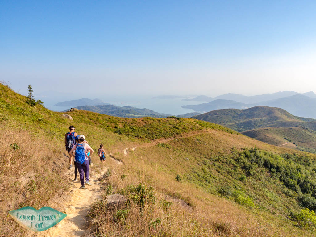 hike down to pun to shek lo fu tau lantau island hong kong - laugh travel eat
