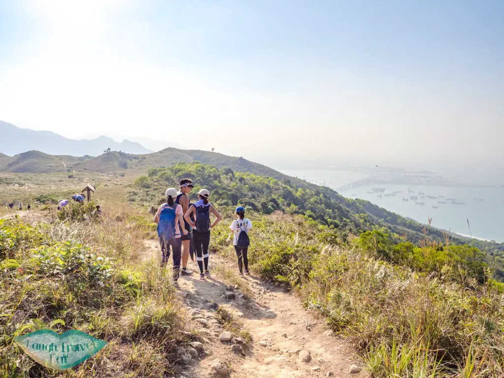 hike down to pun to shek lo fu tau lantau island hong kong - laugh travel eat