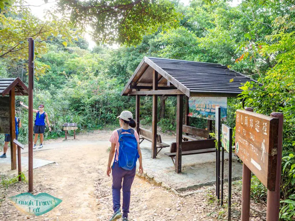 junction olympic trail to mui wo lo fu tau lantau island hong kong - laugh travel eat