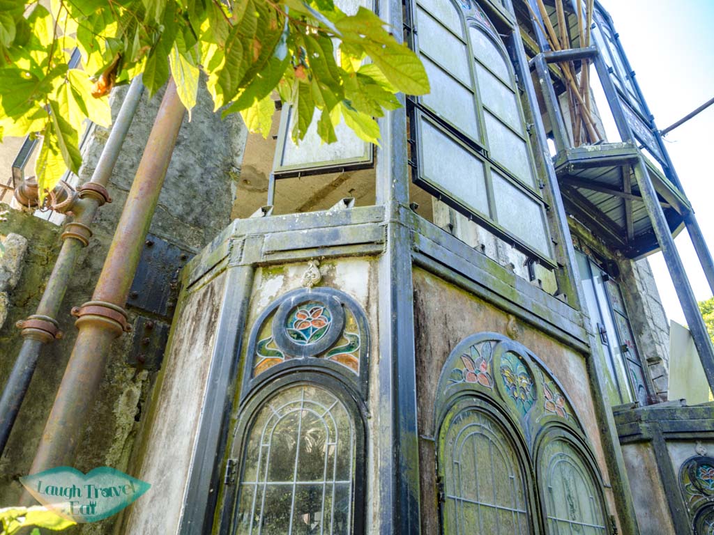 nice abandoned building second stretch tseng lan shue to tai lam wu wilson trail stage 4 trail start tung yeung shan kowloon hong kong - laugh travel eat