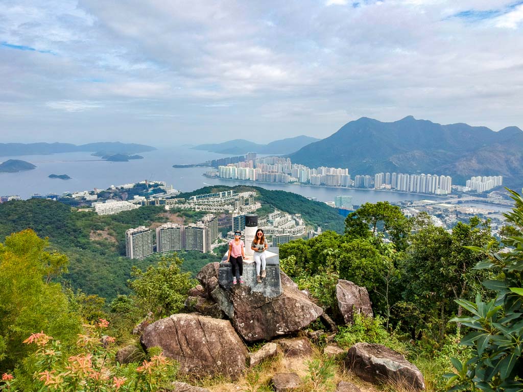 Drone shot from Kau To Shan New Territories Hong Kong | Laugh Travel Eat