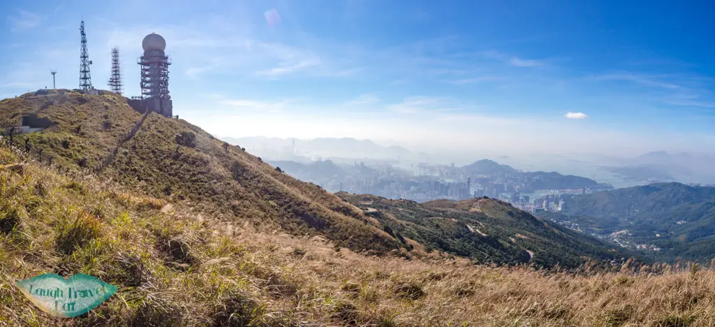 panorama from the top Wo Tong Kong to tai mo shan country park hong kong - laugh travel eat