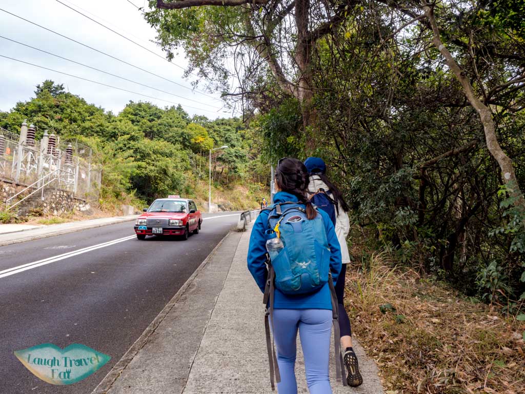 from bathroom wong nai chung reservoir park bus stop to violet hill trail start hong kong island hong kong - laugh travel eat