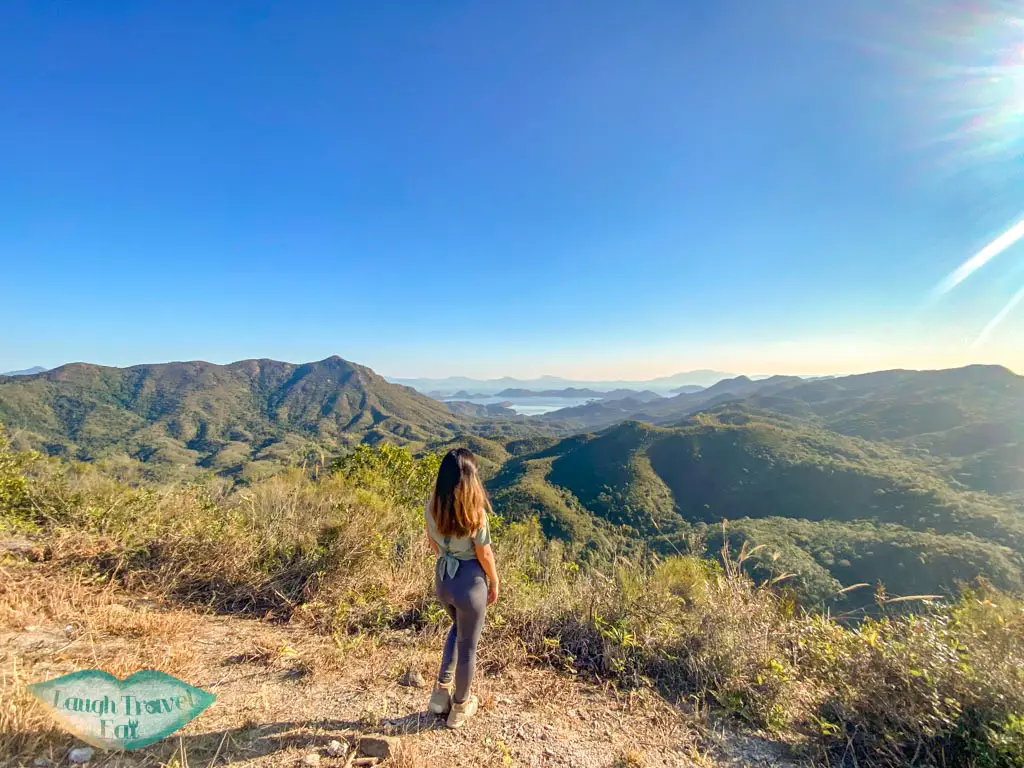 view from Ma Tau Fung plover cove country park trail hong kong - laugh travel eat