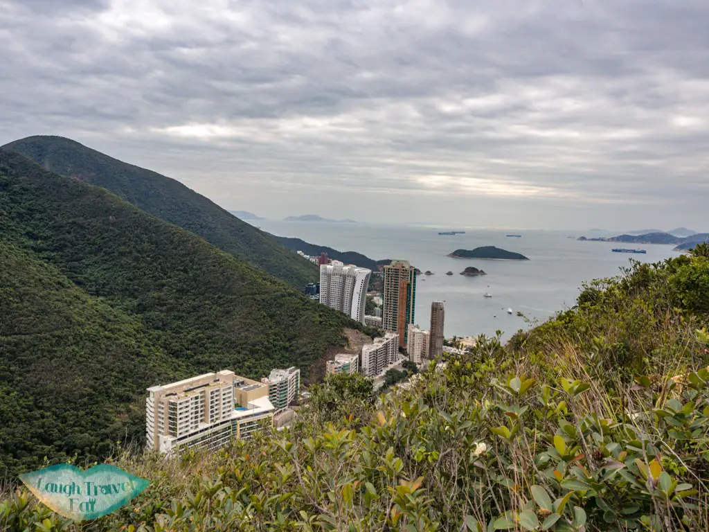 view of repulse bay wilson trail violet hill to twins peak trail start hong kong island hong kong - laugh travel eat