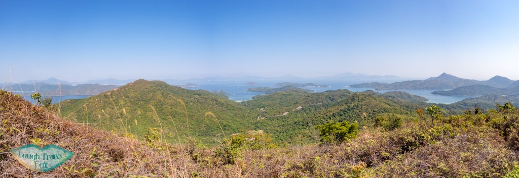 panorama unanmed peak to shek uk shan sai kung hong kong - laugh travel eat