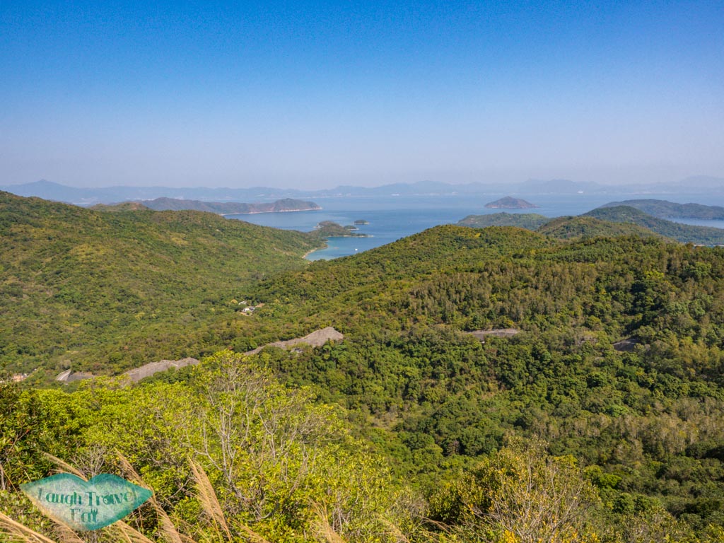 top of lo fu kei shek tiger climb rock shek uk shan sai kung hong kong - laugh travel eat