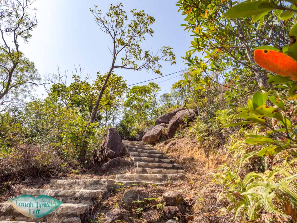 trail start up lo fu kei shek tiger climb rock shek uk shan sai kung hong kong - laugh travel eat