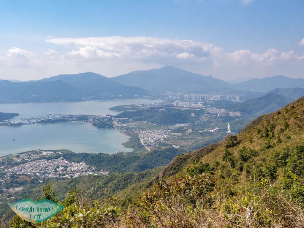 view of tai po lady buddha Pak sin leng tai po new territories hong kong - laugh travel eat