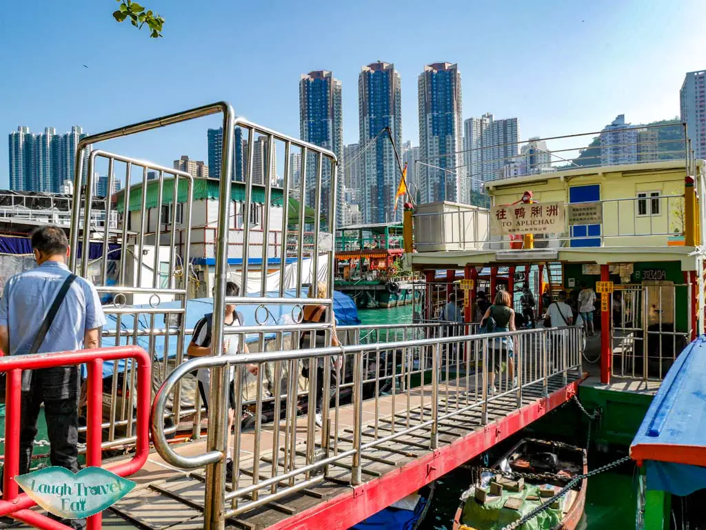 Aberdeen to Ap Lei Chau kaitou hong kong island hong kong - laugh travel eat