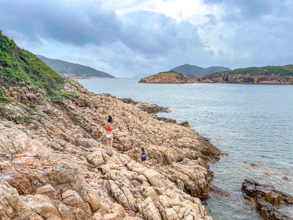 coastal walk to rock pools wang chau sai kung hong kong - Laugh Travel Eat