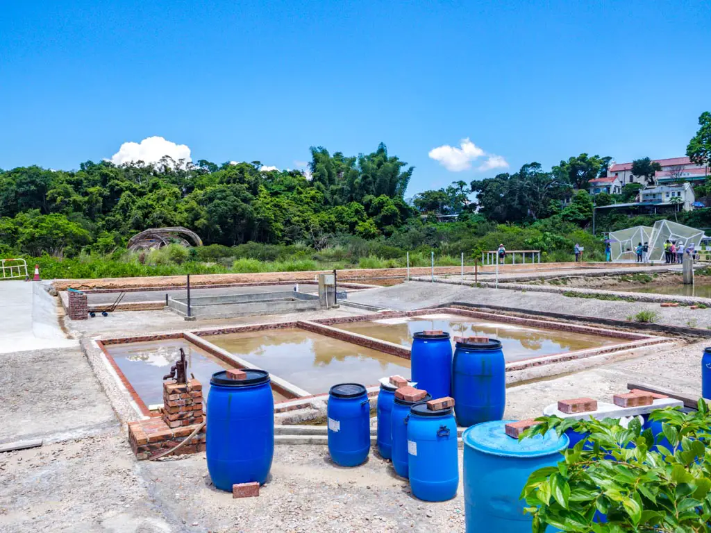 evapouration pool salt pan yim tin tsai sai kung hong kong
