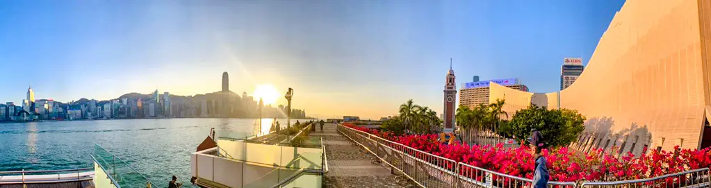 harbour front panorama tsim sha tsui hong kong - laugh travel eat