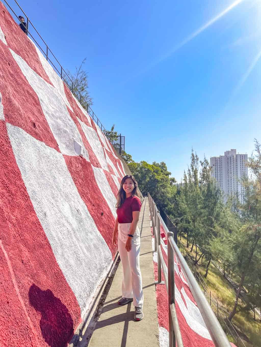 checkboard hill photospot kowloon hong kong - laugh travel eat