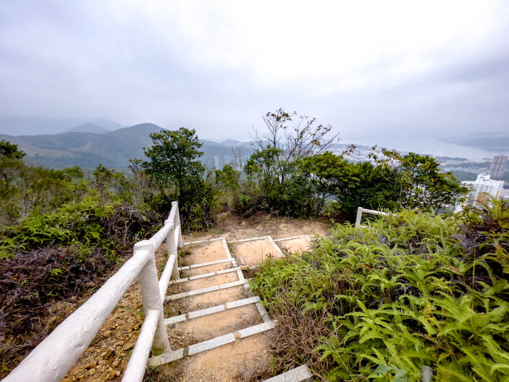 yuk shoa fung to Fu Heng Tai Po cloudy hill down wilson trail section 8 hong kong - laugh travel eat