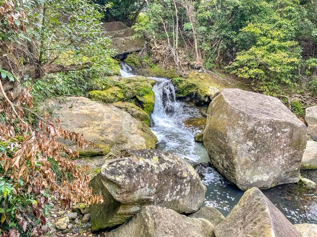 Little Hawaii waterfalls tseung Kwan o hong kong - laugh travel eat
