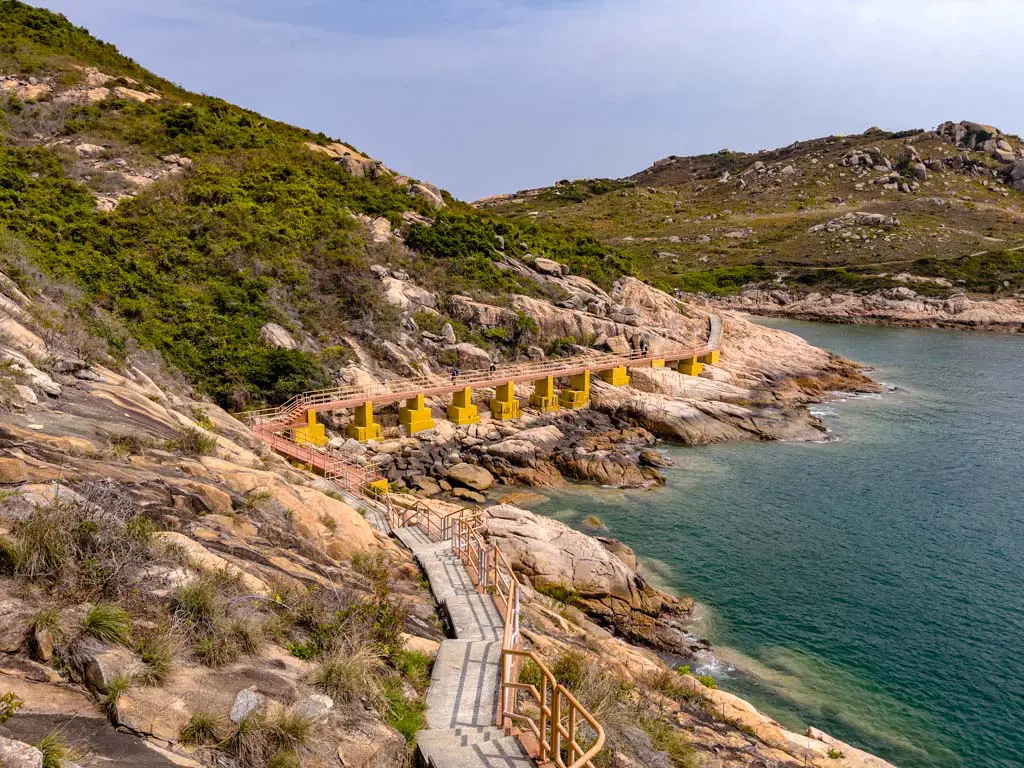 bridge route 1 back to pier po toi country trail po toi island hong kong - laugh travel eat