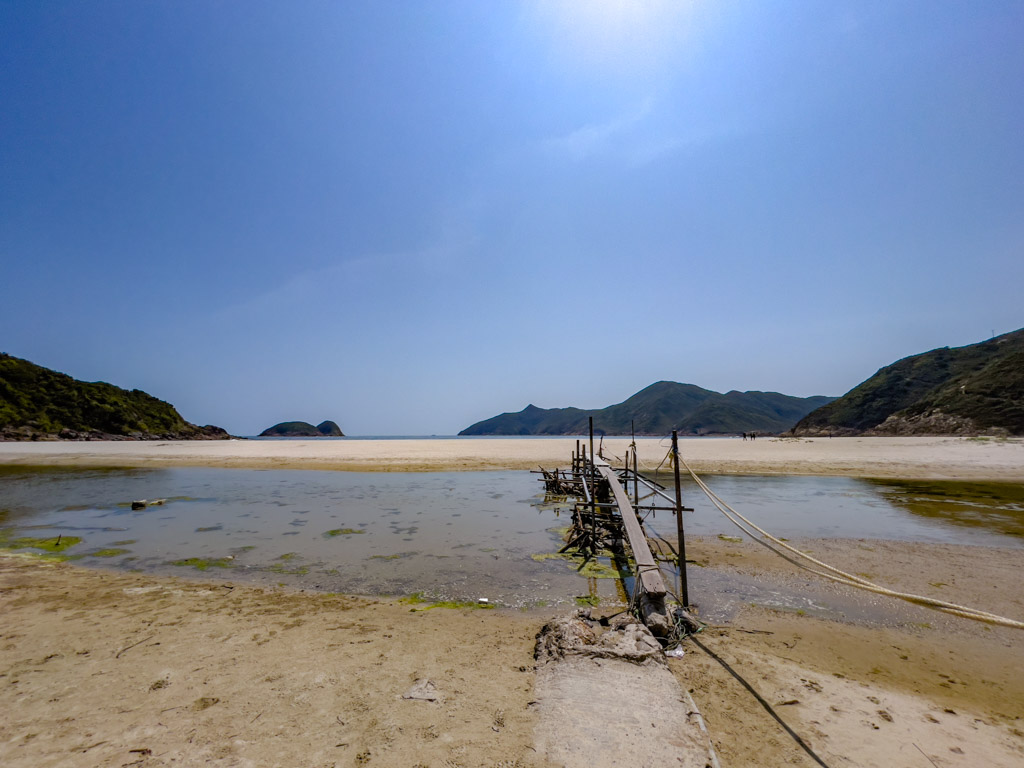 ham tin beach maclehose trail section 2 hong kong - laugh travel eat