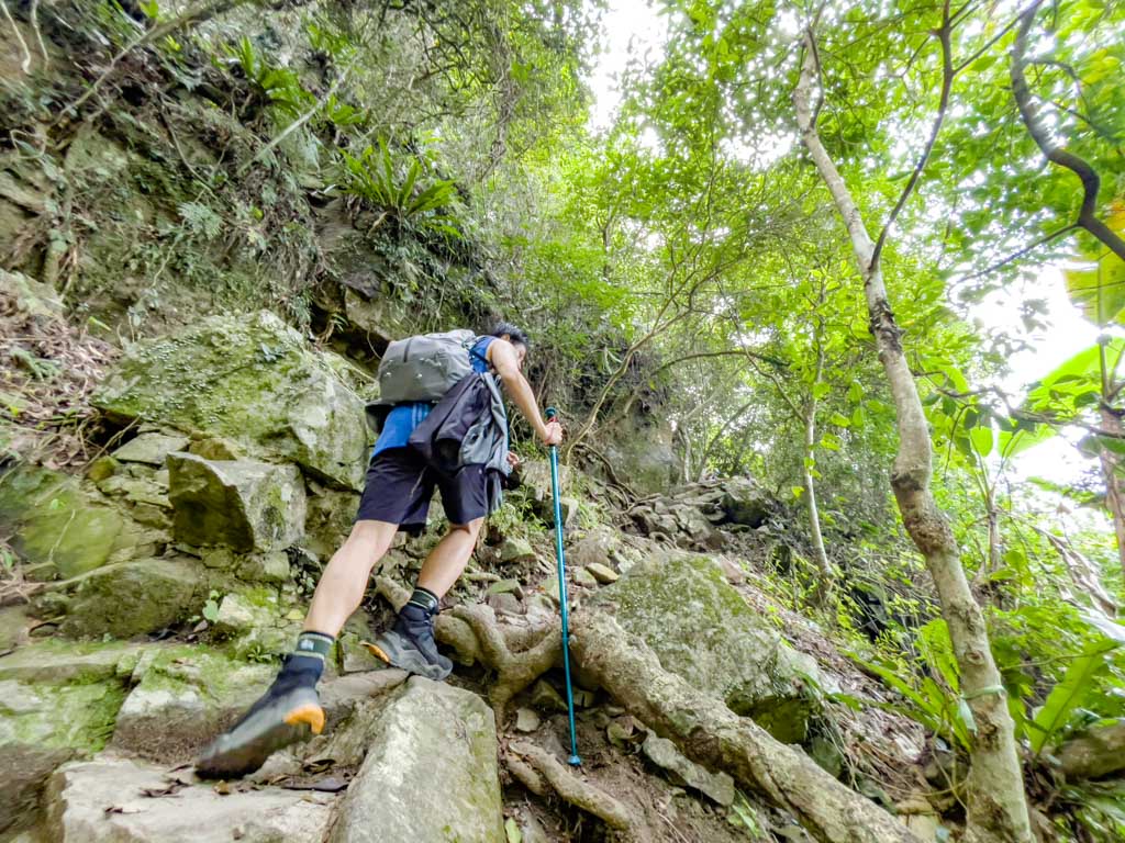 main fall to scatter fall ng tung chai waterfall hike hong kong - laugh travel eat