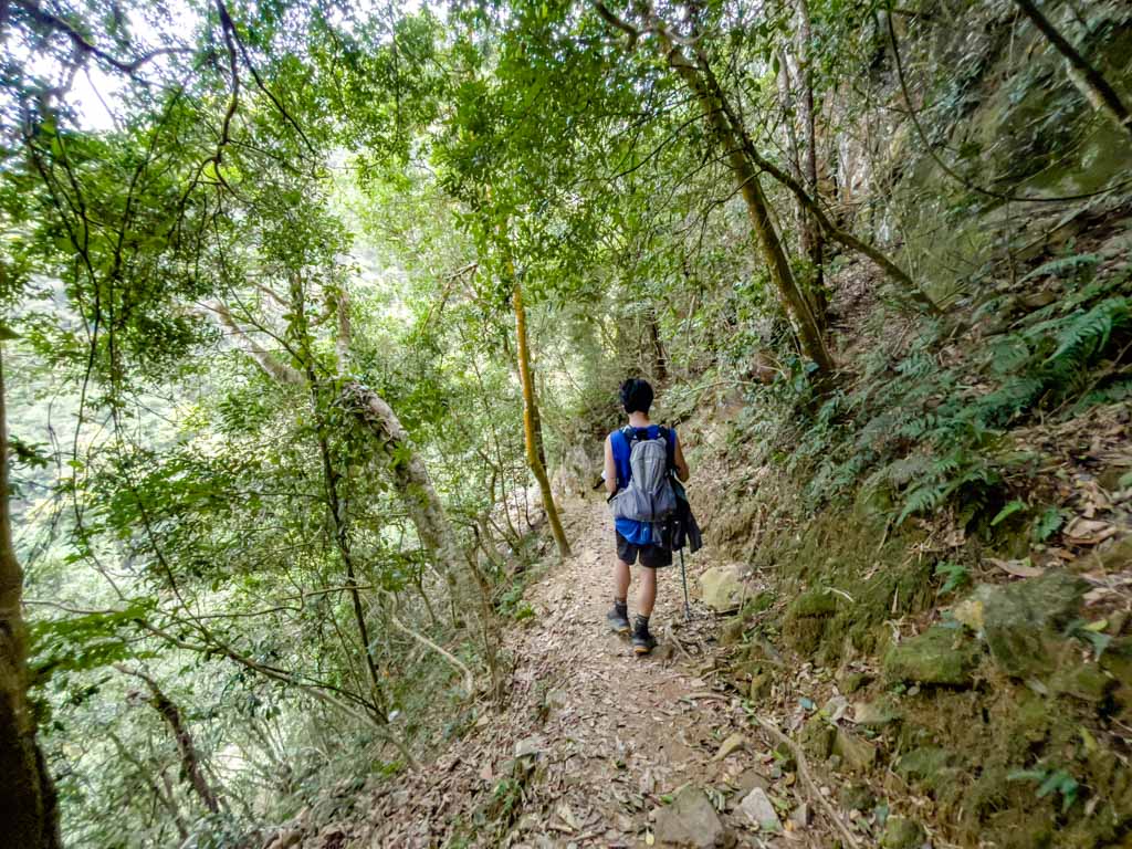 middle fall to main fall ng tung chai waterfall hike hong kong - laugh travel eat