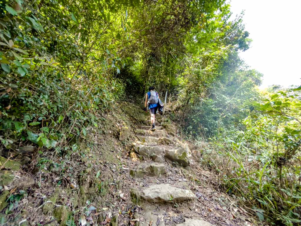 middle fall to main fall ng tung chai waterfall hike hong kong - laugh travel eat