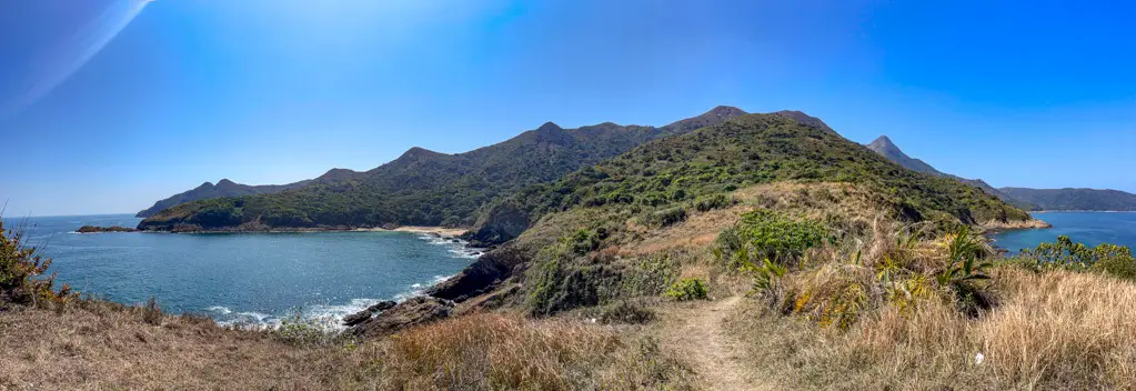 panorama at the end of mai fan tsui sai kung hong kong 一尖三咀過四灣 - laugh travel eat
