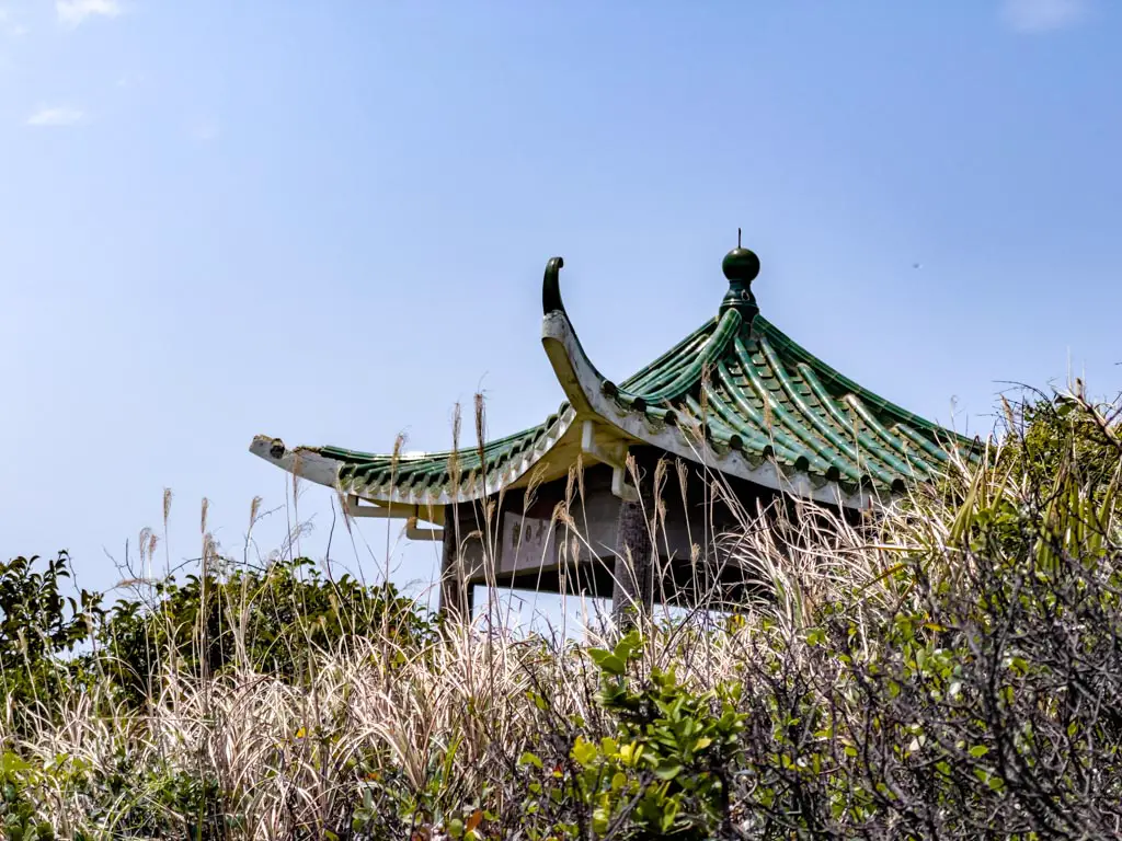 pavillion at top route 2 po toi country trail po toi island hong kong - laugh travel eat