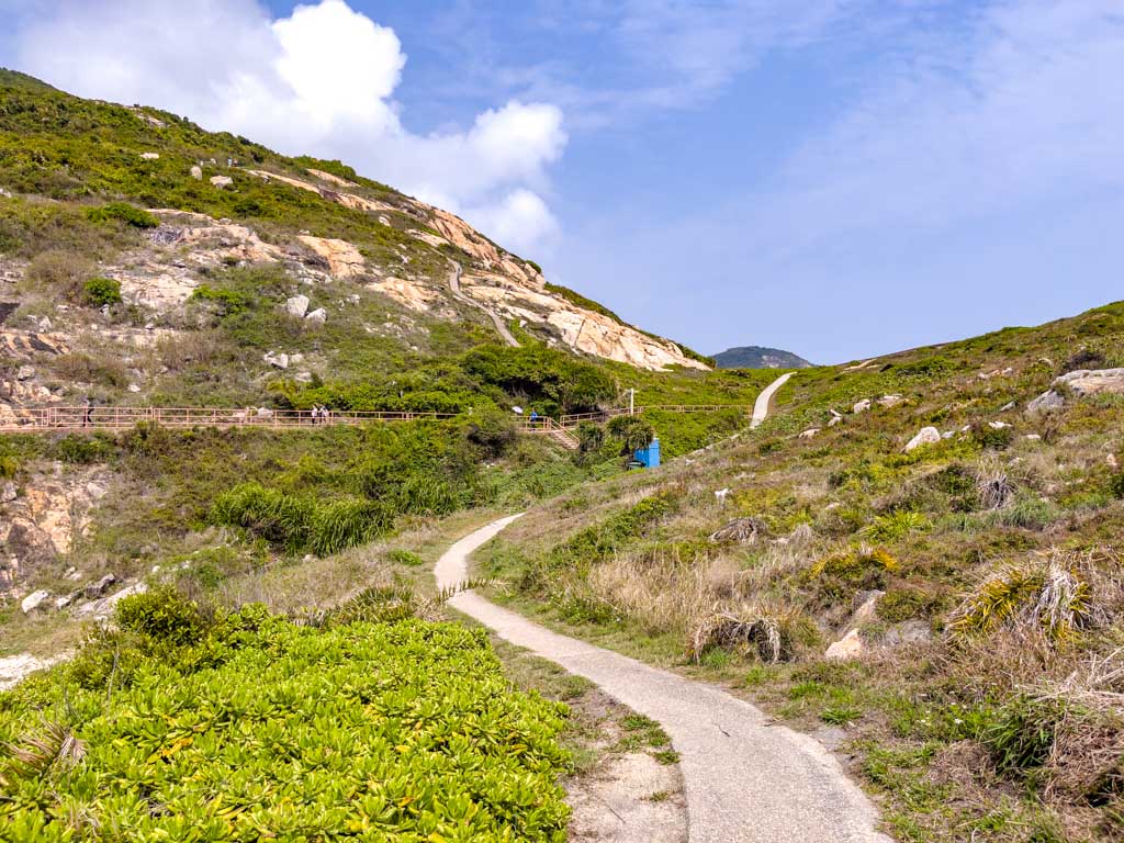 route 1 junction back towards pier po toi country trail po toi island hong kong - laugh travel eat